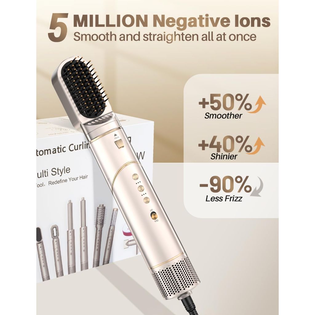 Maicifi 7 in 1 Hair Dryer Brush, Hot Air Brush Styler 110,000 RPM