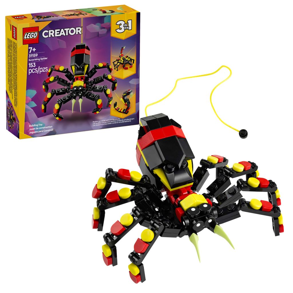 LEGO Creator 3 in 1 Wild Animals Surprising Spider Toy