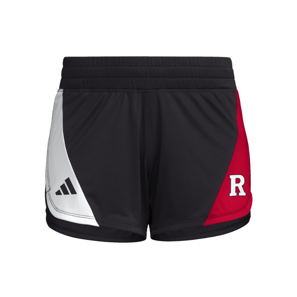 Adidas Women's D4T Woven Rutgers University Training Shorts, Black - size X-Large