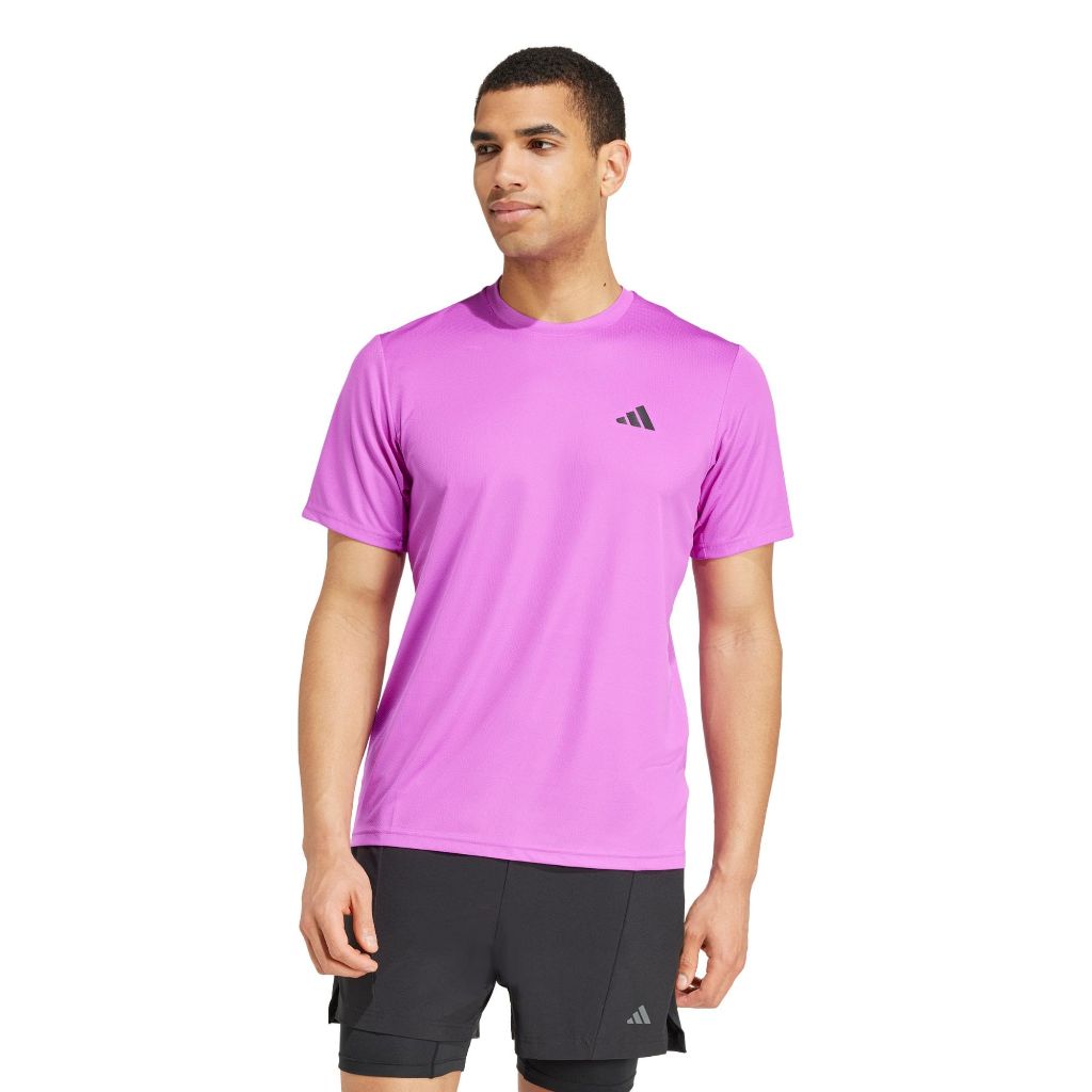 adidas Men's Train Essentials Training T-Shirt - Purple Burst/Black, Small
