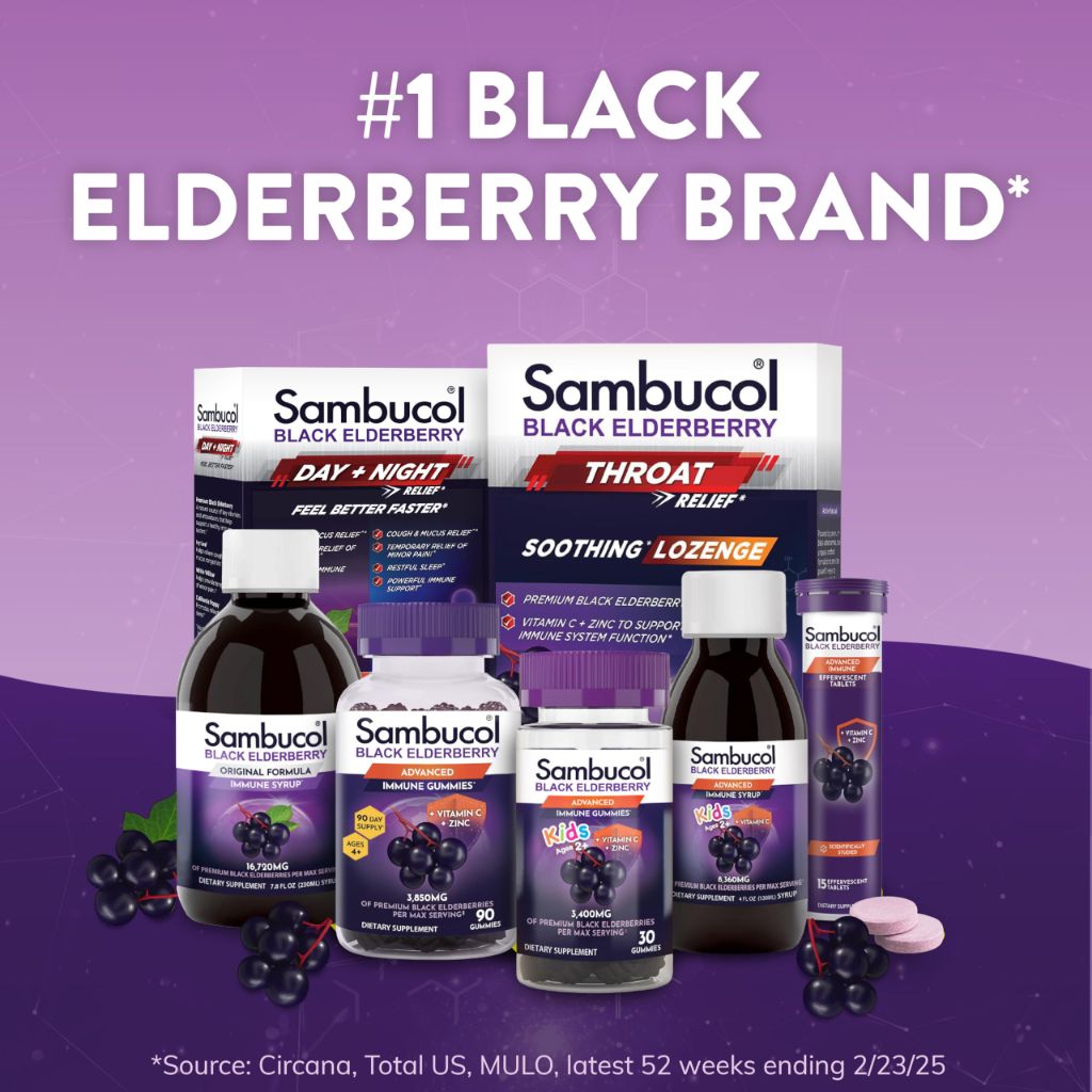 Sambucol Black Elderberry Syrup for Kids - 7.8 Fl Oz – Blitzstock