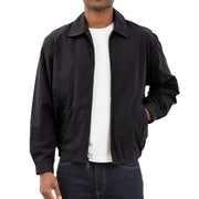 LONDON FOG Men's Auburn Zip-Front Golf Jacket (Regular & Big-Tall Sizes), Black, X-Large