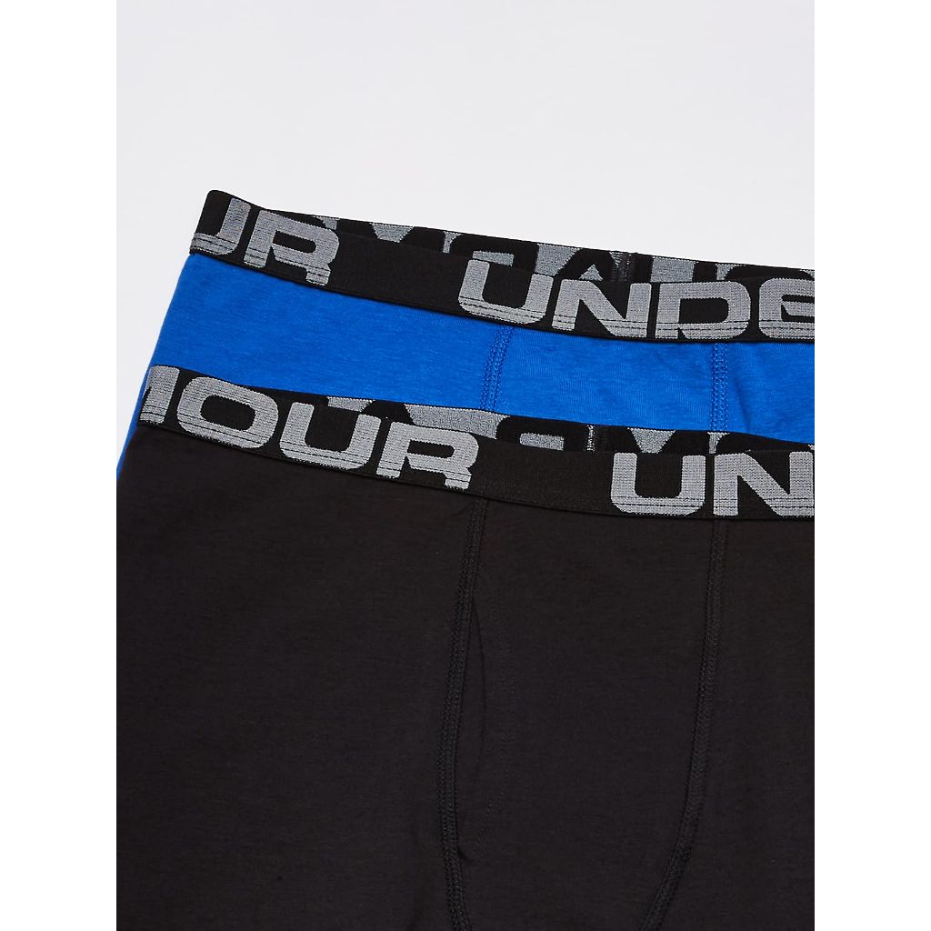 Under Armour Boys Charged Stretch Jock, Lightweight & Smooth Stretch Fit Boxer Briefs, Ultra Blue, Youth X-Large US