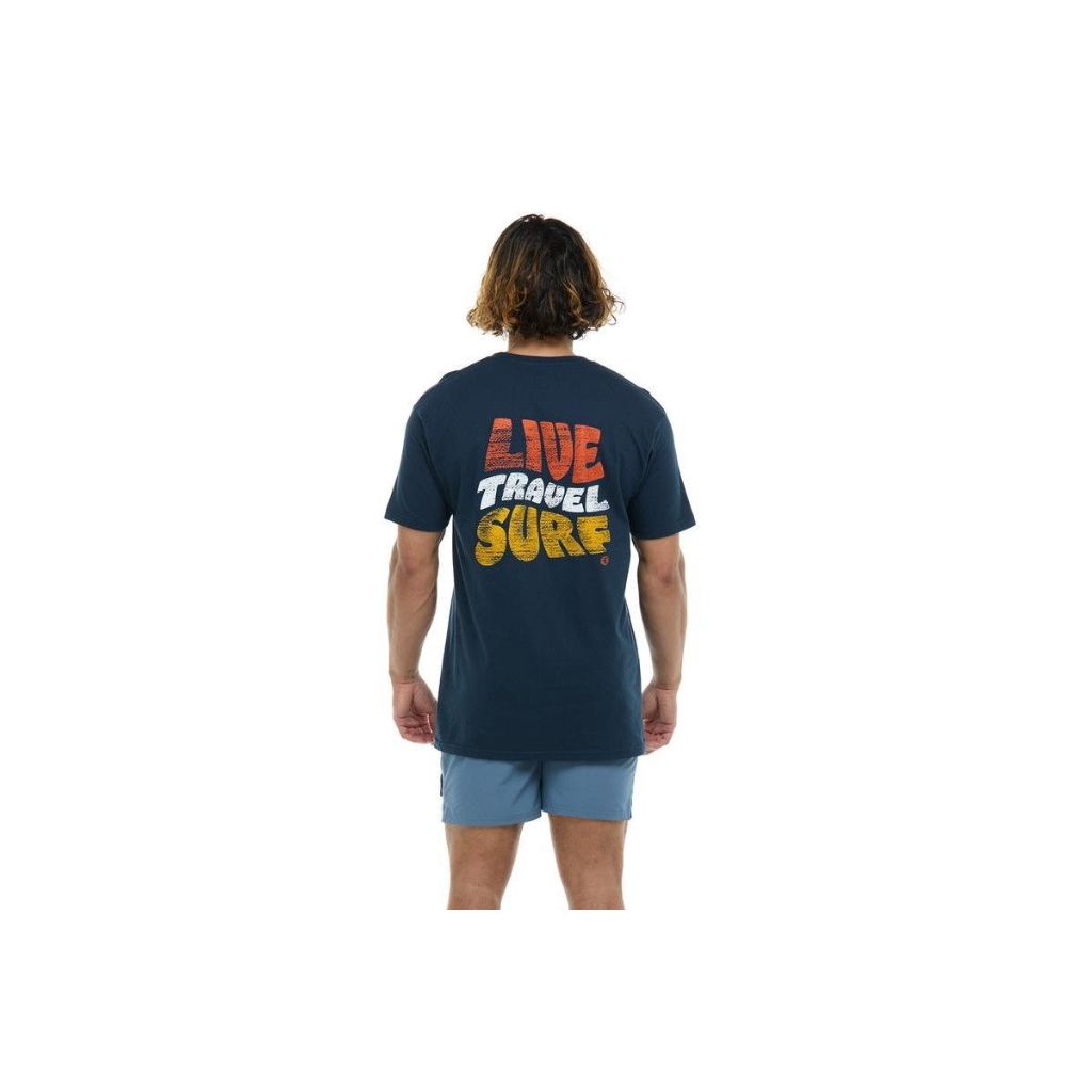 Eidon Men's Trippy Tee - Navy