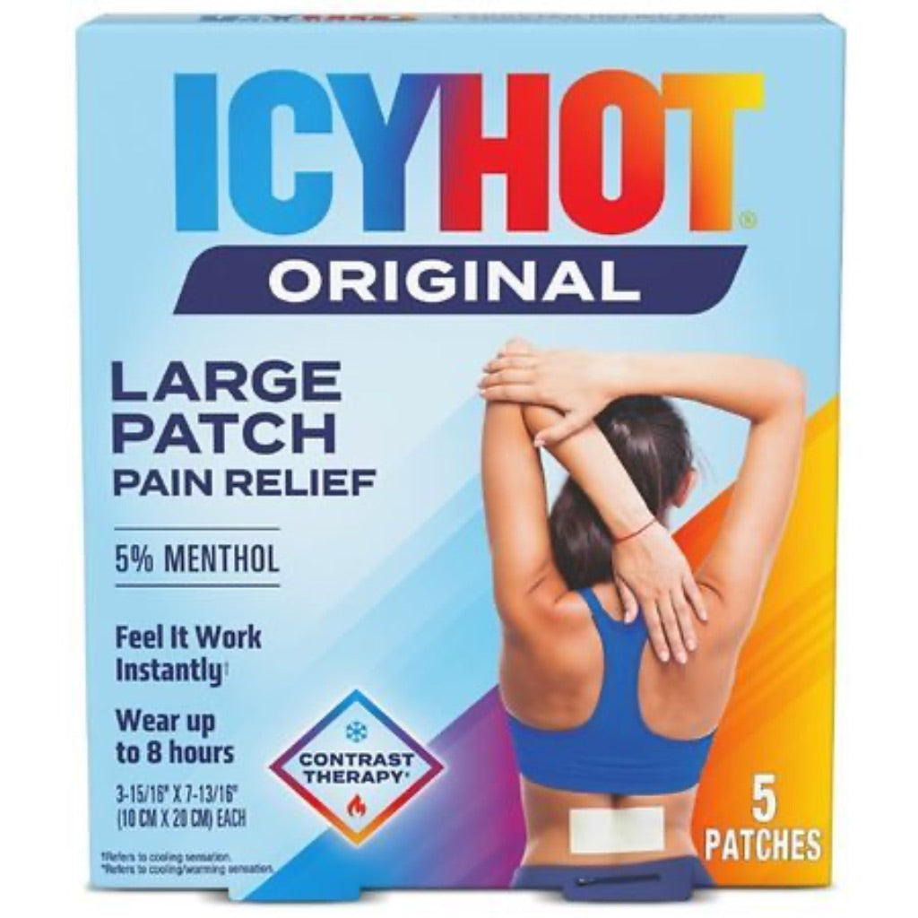 Icy Hot Medicated Patch Back - Large - 5ct