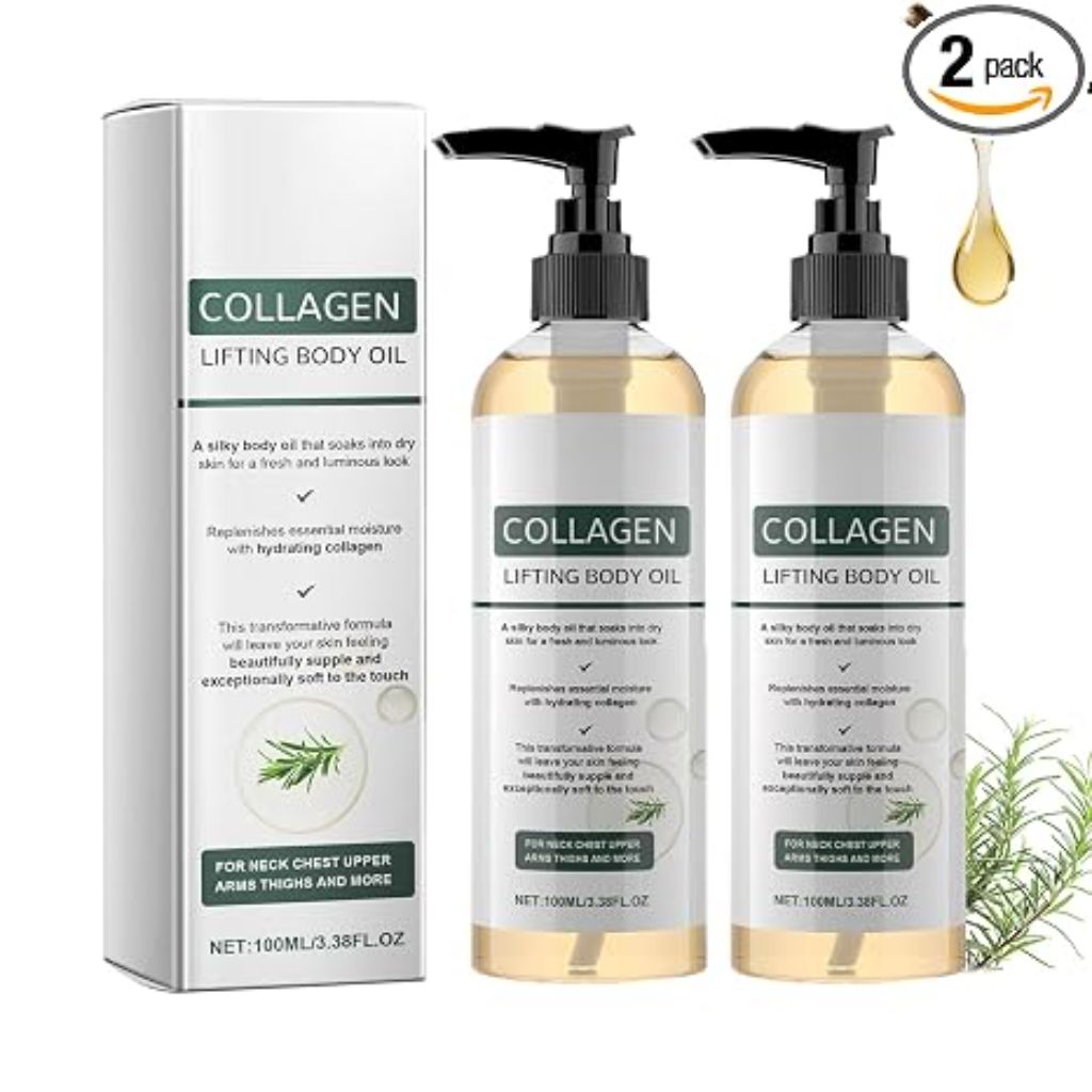 Hydrating Collagen Body Oil, 2-Pack