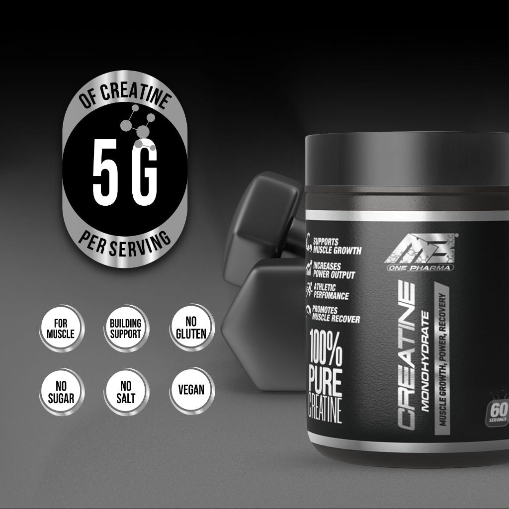MB One Creatine Monohydrate, Unflavored - 60 Servings