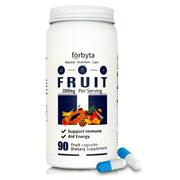 Forbyta Fruits Supplement – Whole Food-Based Fruit Blend Capsules – 90 Capsules