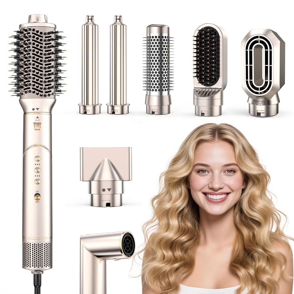 Maicifi 7 in 1 Hair Dryer Brush, Hot Air Brush Styler 110,000 RPM