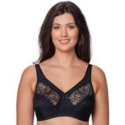Kudreshov Lingerie - Plus Size Bra, No Underwire Full Support, 44C, Black