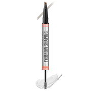 Microblading Eyebrow Pen 2-in-1 Brow Pen and Sealing Brow Gel, Eyebrow Makeup for Real-Looking, Fuller Eyebrows (Light Brown)