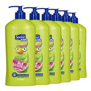 Suave Kids 3-in-1 Tear Free, Body Wash, Shampoo and Conditioners, Dermartologist Tested, Watermelon Wonder, 18 Oz Pack of 6