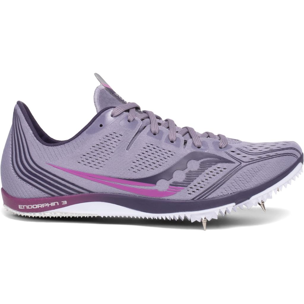 Saucony Women's Endorphin 3 Road Running Shoes - Dusk, Size 5.5