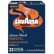 Lavazza Perfetto House Blend Medium Roast Keurig K-Cup Coffee Pods, 22ct.