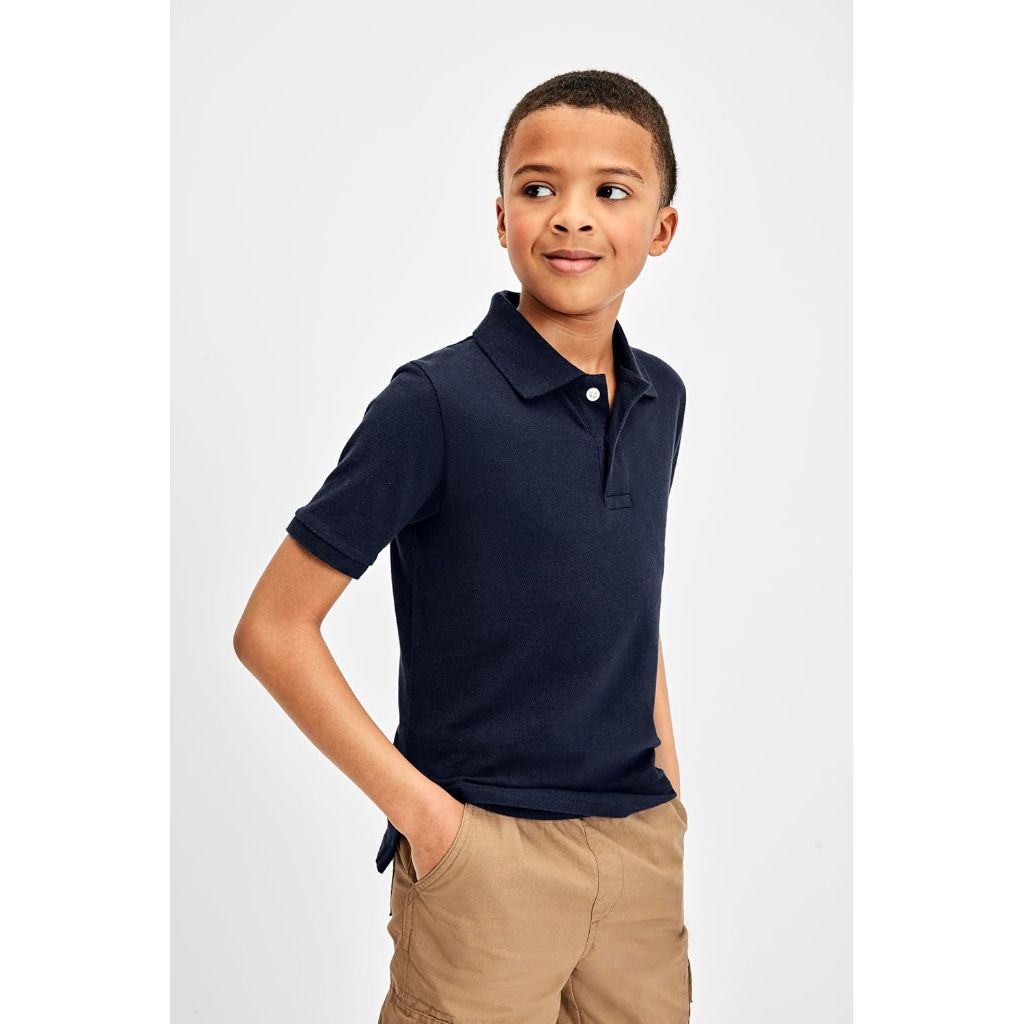 The Children's Place Boys' Short Sleeve Pique Polo, 7 Pack (10/12)