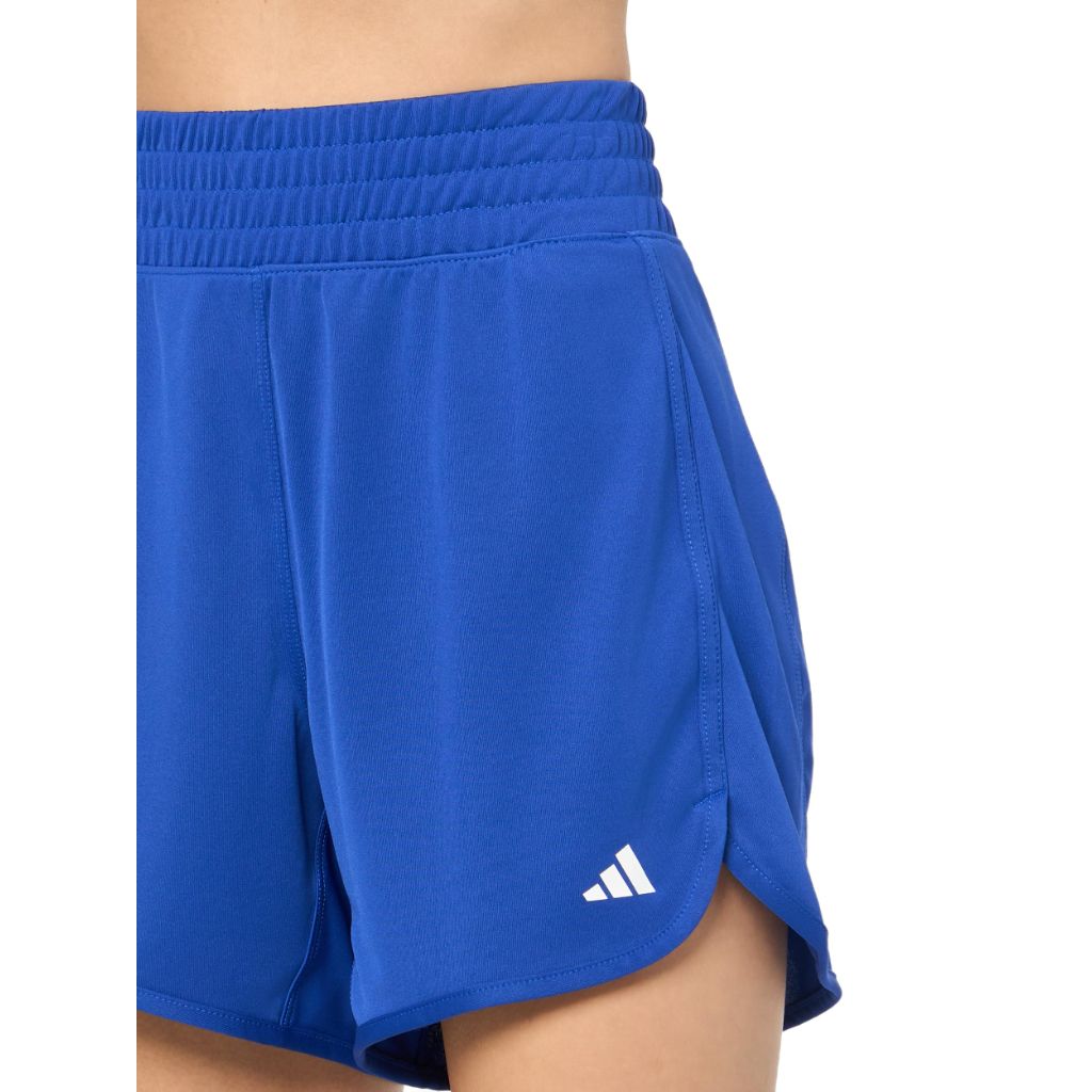 Adidas Women's Pacer Essentials Knit High-Rise Shorts, Semi Lucid Blue, 2XS5