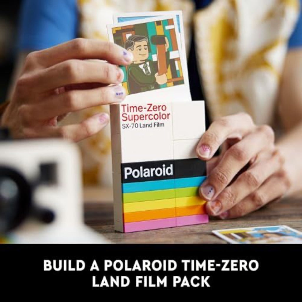 LEGO Ideas Polaroid OneStep SX-70 Camera Building Set, 21345, 18+, 516 Pieces