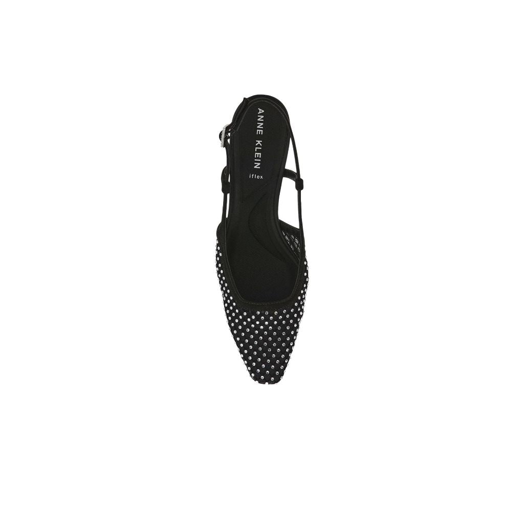 Anne Klein Women's Slingback Dress Heels Thia, Black Multi, 11