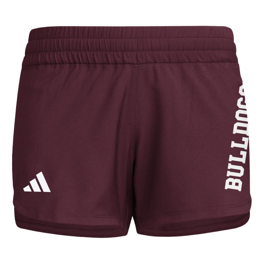 Adidas Women's D4T Woven Mississippi State University Training Shorts, Team Maroon - X-Large/3" Inseam