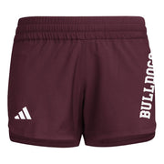 Adidas Women's D4T Woven Mississippi State University Training Shorts, Team Maroon - X-Large/3" Inseam