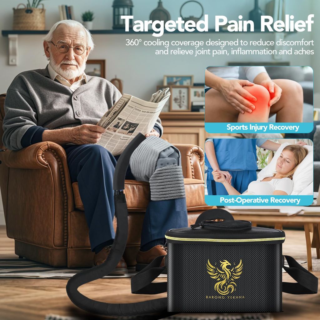 Cold Therapy Machine with Programmable Timer for Knee After Surgery