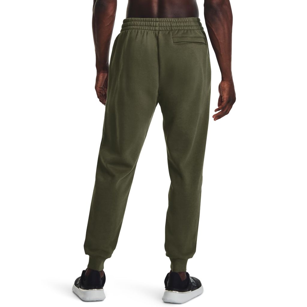 Under Armour Men's Rival Fleece Joggers, (390) Marine OD Green / / White, Large