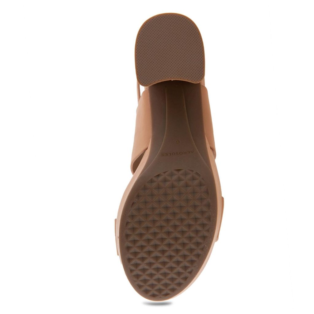Aerosoles Women's Camilia Platform Heeled Sandals - Natural, Size 8.5