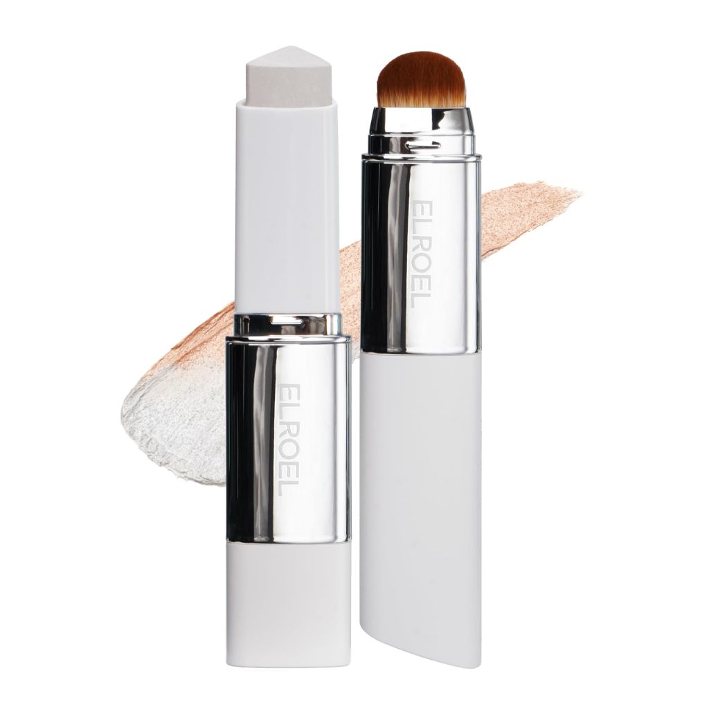 ELROEL Blanc Cover Cream Stick V White - Korean Color-Changing Foundation Stick with Volufiline  (200 Fair)