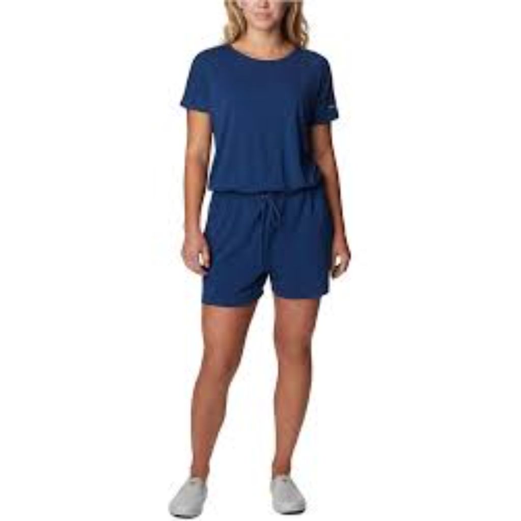 Columbia Women's Slack Water Knit Romper, Carbon, XX-Large