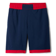 Columbia Youth Boys Sandy Shores Boardshort, Collegiate Navy/Mountain Red - size XXS