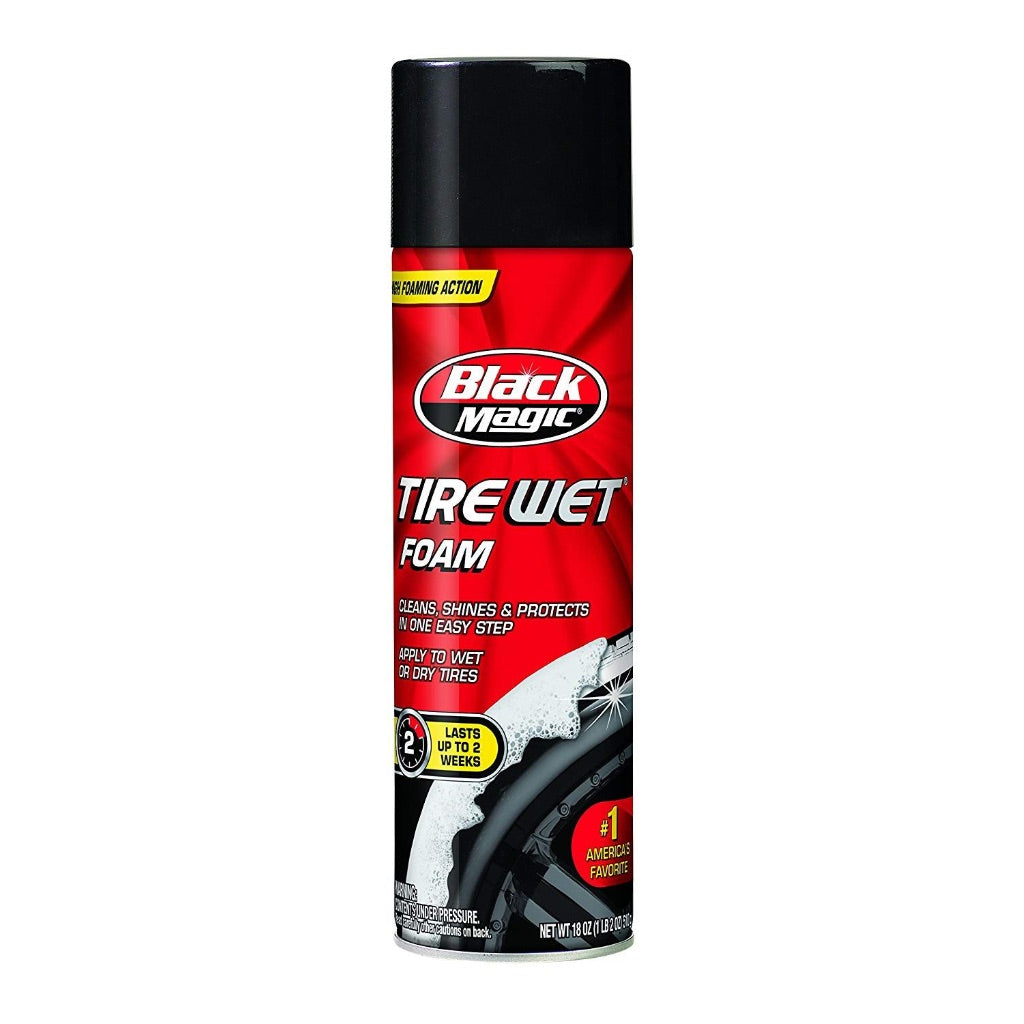 Black Magic Tire Wet Foam 18 Oz. - Black Magic Tire Wet Foam 18 Oz. - Black Magic Tire Wet Foam Cleans  Shines  and Protects in One Step.  the Special
