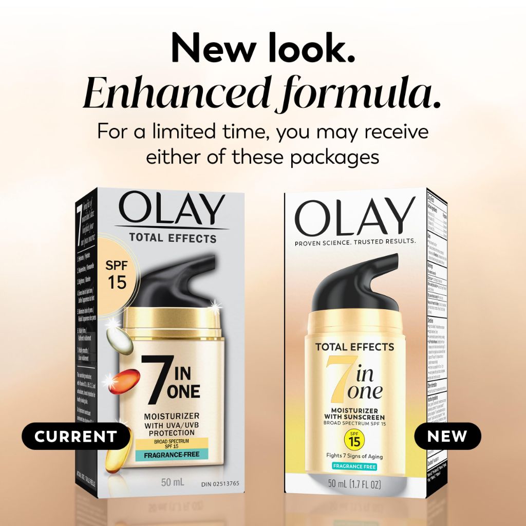 Olay Total Effects 7-in-1 Anti-Aging Face Moisturizer with SPF 15, Fragrance-Free - 1.7 oz