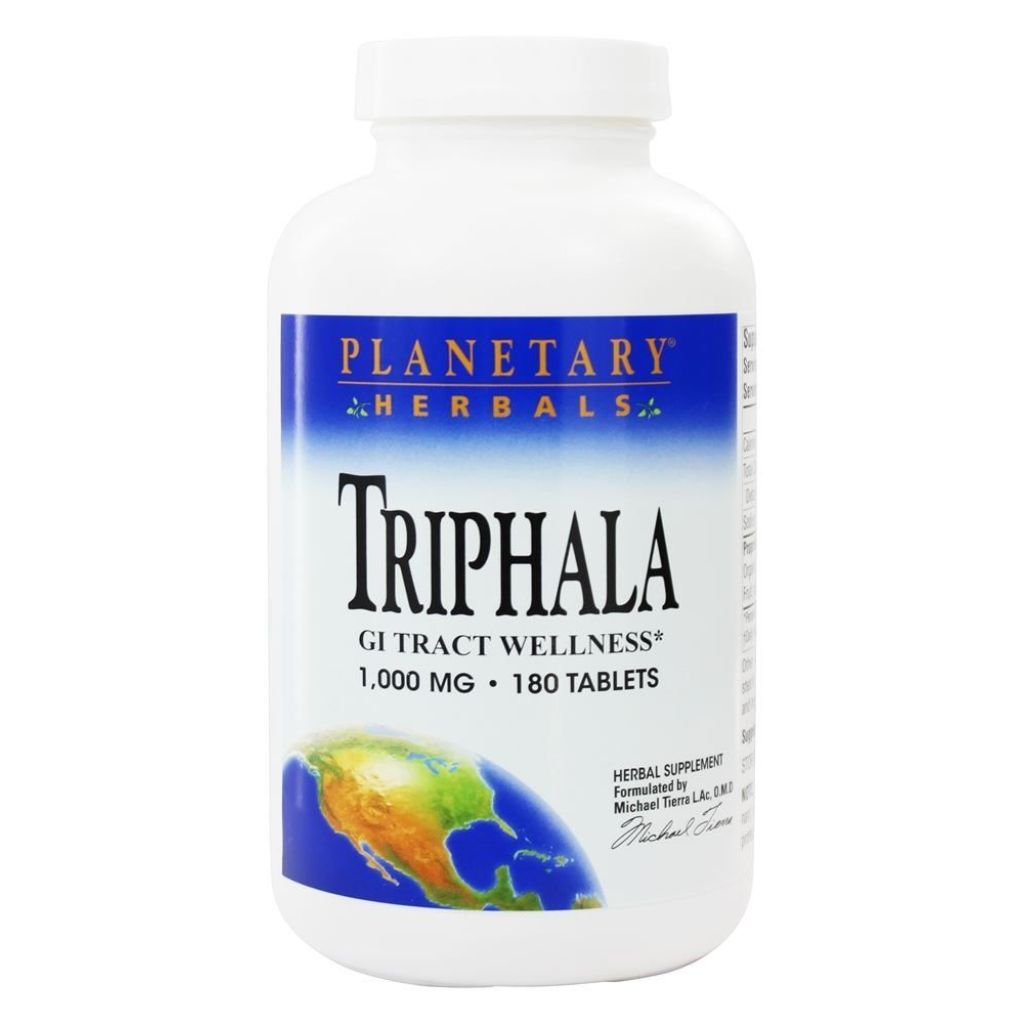 Planetary Herbals Triphala Vitamin | 1000 Mg | 180 Tabs