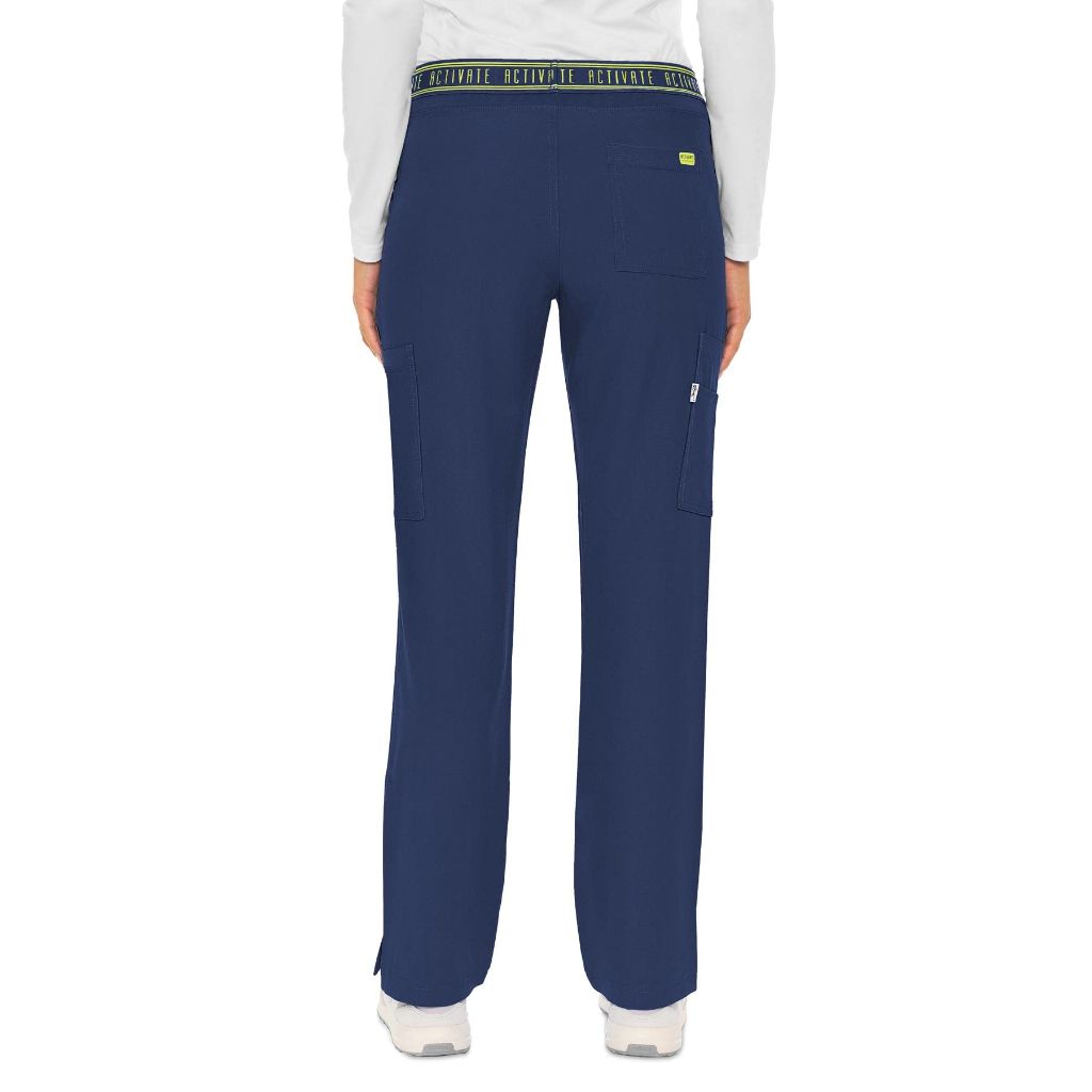 SZ S, Med Couture Women's Activate Flow Yoga Two Pocket Cargo Pant, Hunter
