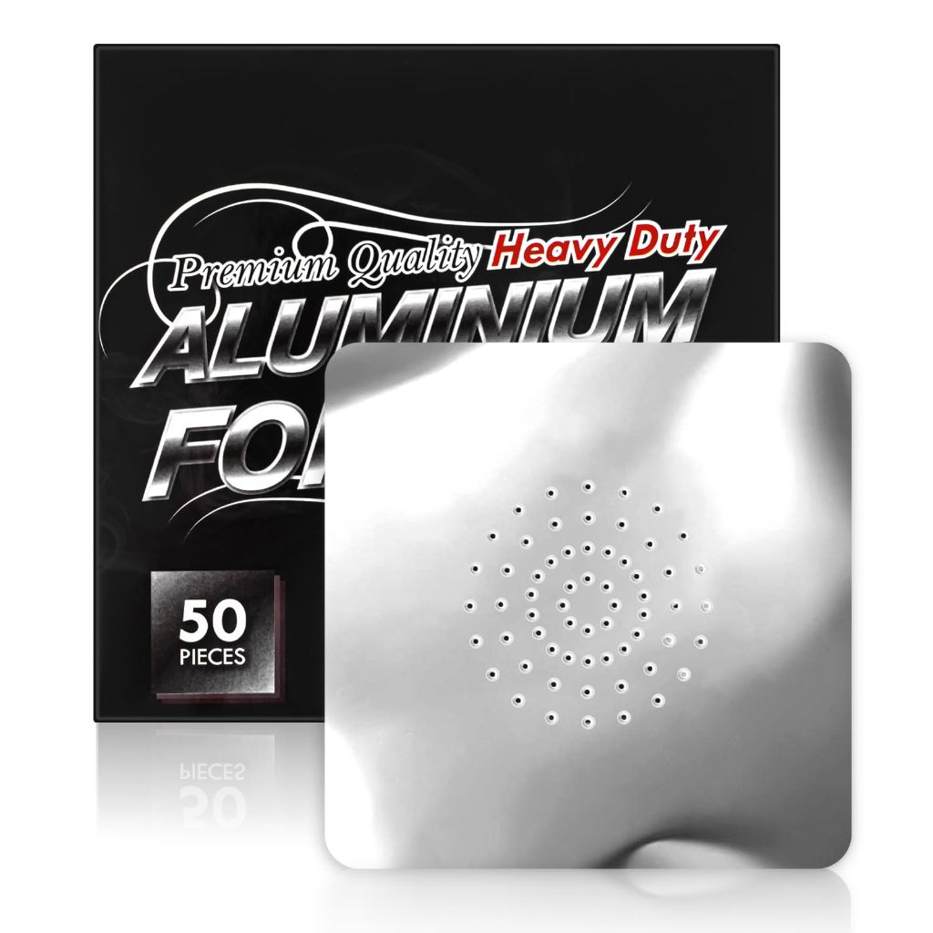 Hookah Foil Premium Punched HOOWA Hookah Shisha Aluminum Foil 0.3MM 4.7‘’ 200pcs/1 Pack(200)