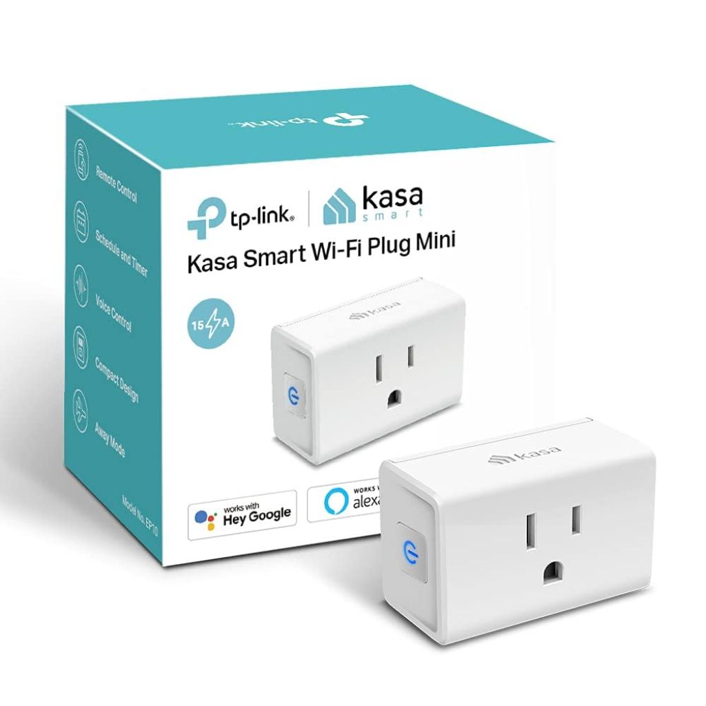 TP-Link Kasa Smart Wi-Fi Plug Ultra Mini 15A, Smart Home Wi-Fi Outlet - White