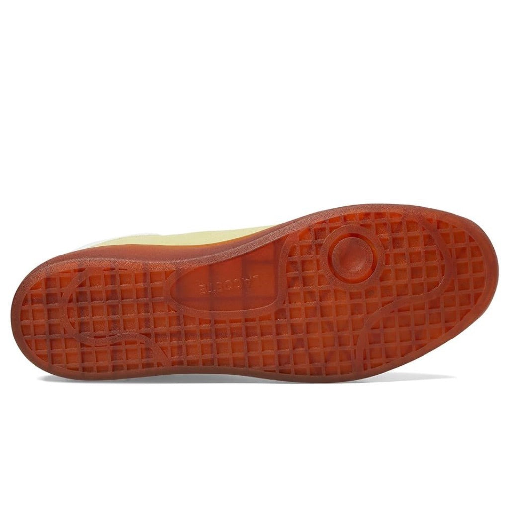 Lacoste Men's Baseshot Sneakers, Size 7.5, Light Green/Dark Gum