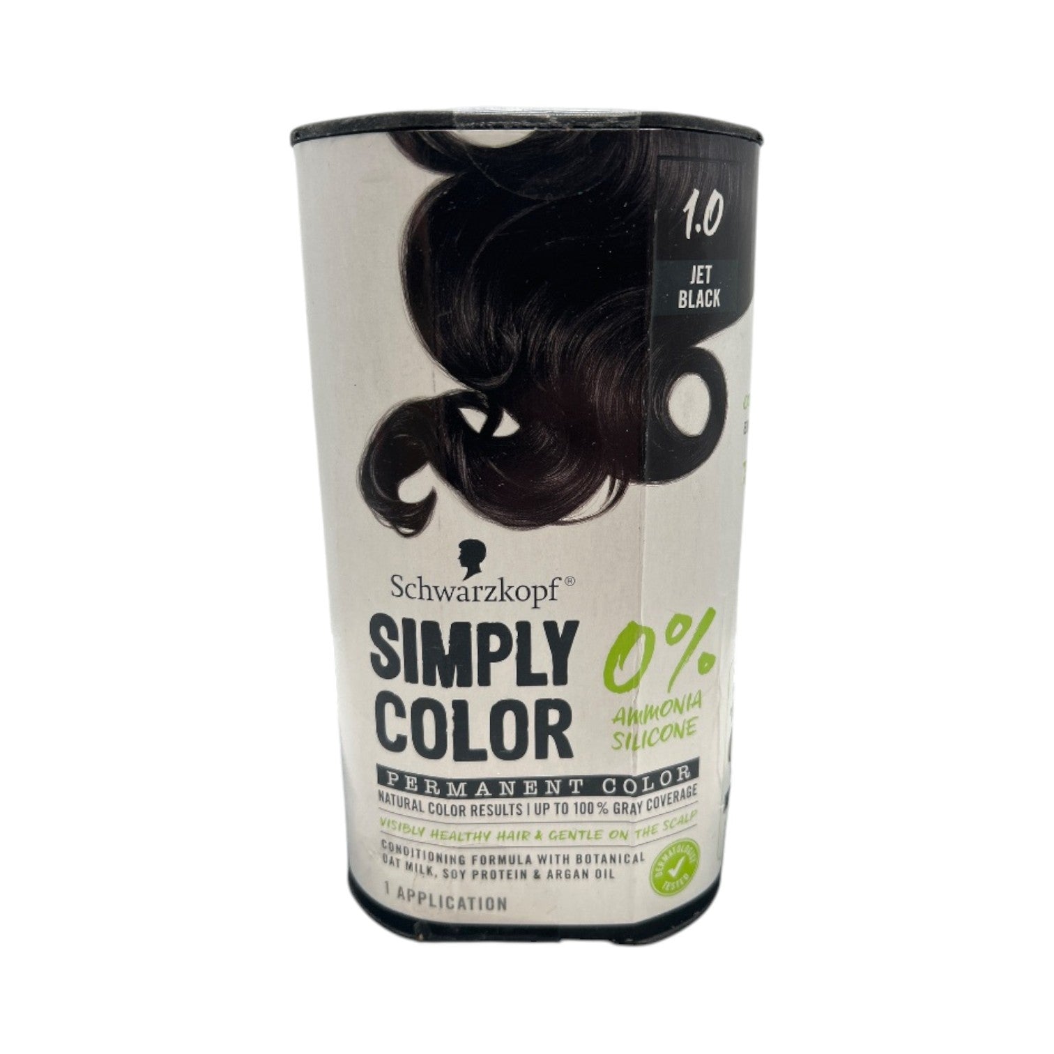 Schwarzkopf Simply Color Permanent Hair Color - 1.0 Jet Black - 5.7 Fl Oz