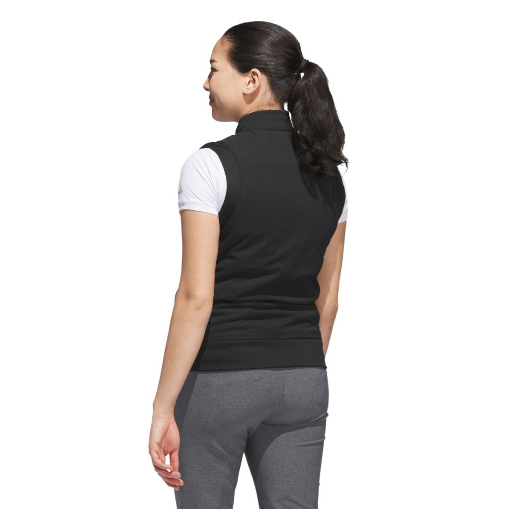 adidas Women's Standard Ultimate365 Tour Frostguard Full-Zip Golf Vest - Black, Medium