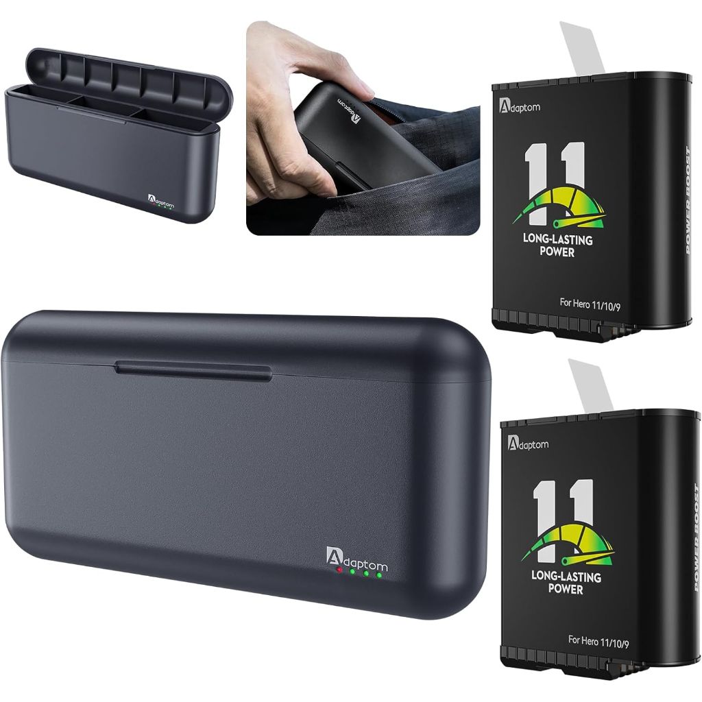 Adaptom Enduro Battery Charger for GoPro