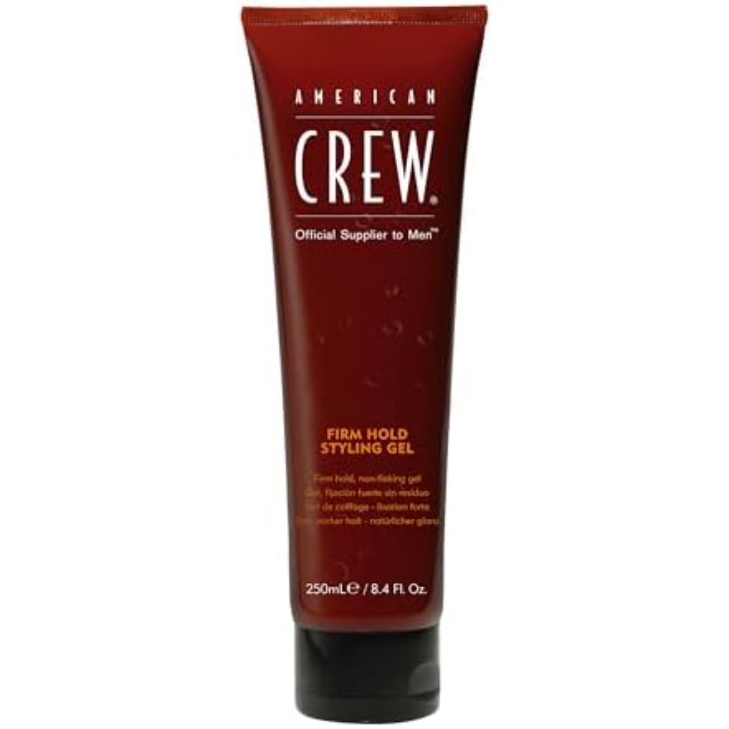 American Crew Men's Hair Styling Gel, Firm Hold, Non-Flaking, 8.4 fl oz