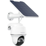 REOLINK Security Cameras Wireless Outdoor, Pan Tilt Solar Powered, 5MP 2K+ Color Night Vision, 2.4/5GHz WiFi, Smart Cameras for Home Security, Works with Home Hub, Argus PT + Solar Panel