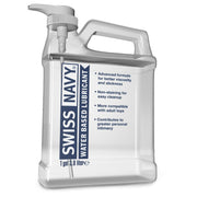Swiss Navy Premium Water-Based Lubricant - 128 oz