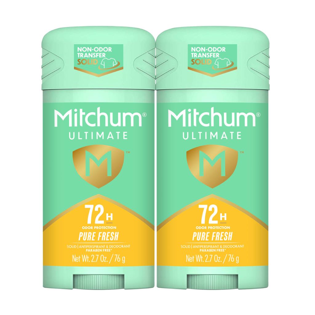 Mitchum Ultimate 72HR Odor Protection Women’s Antiperspirant & Deodorant, Pure Fresh, 2 pack