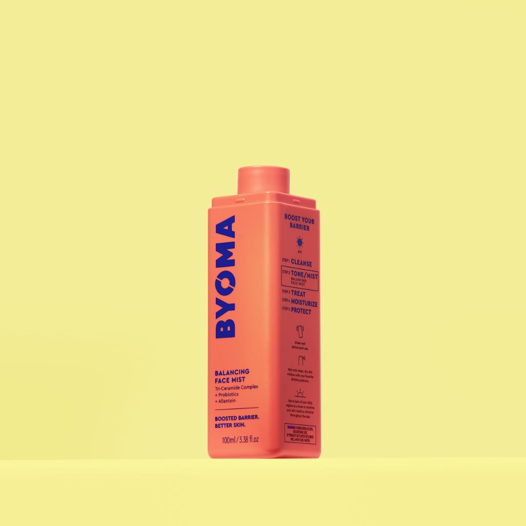 BYOMA Balancing Face Mist Refill - pH Balanced Face Toner with Ceramides, Probiotics & Allantoin - 3.38 fl. oz Refill