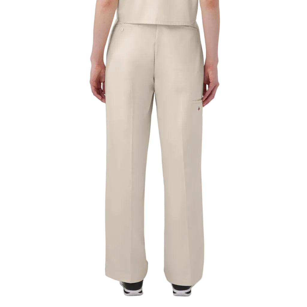 Dickies Women's Double Knee Work Slacks - Cream, Size 25 XRG