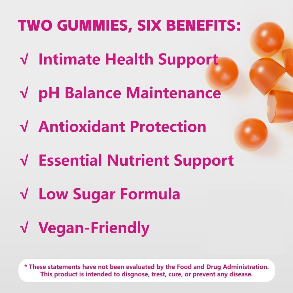 Premium feminine Balance Gummies for Women’s - Hawaiian Pineapple -120Count