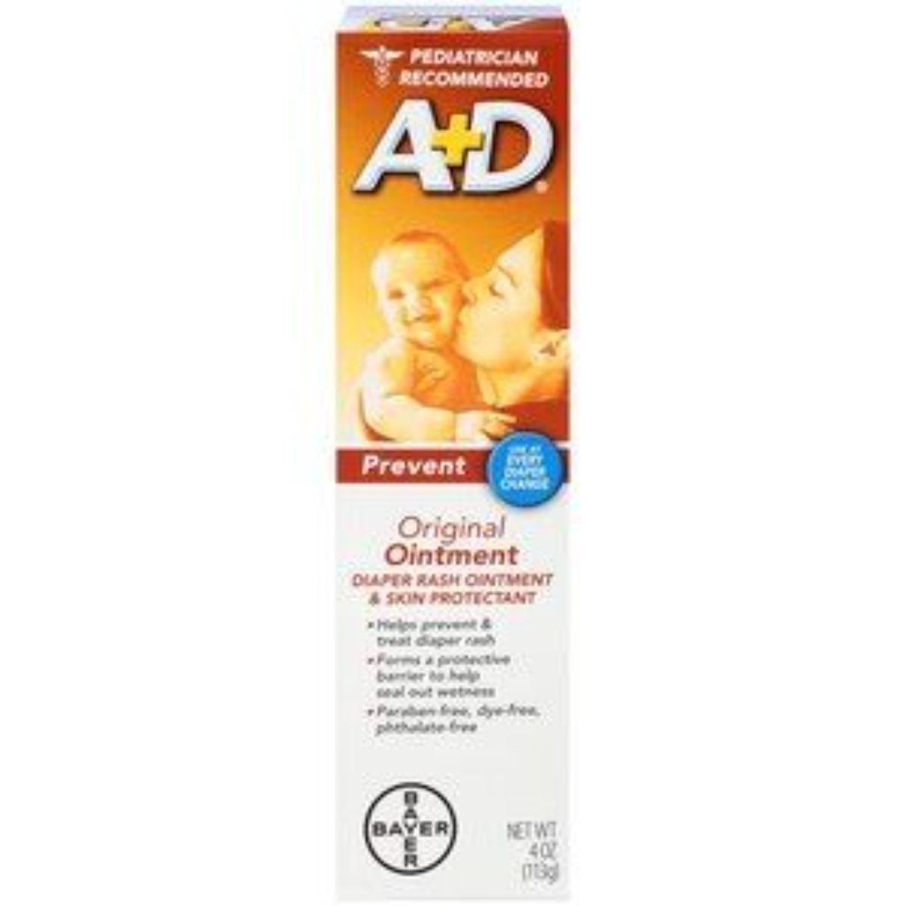 A+D, Prevent and Heal Diaper Rash Ointment & Skin Protectant Original, 4 Oz