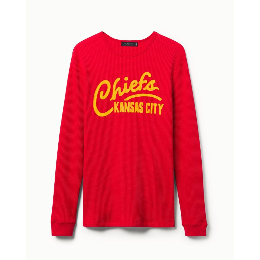 Junk Food Clothing Kansas City Chiefs Red Thermal - Small