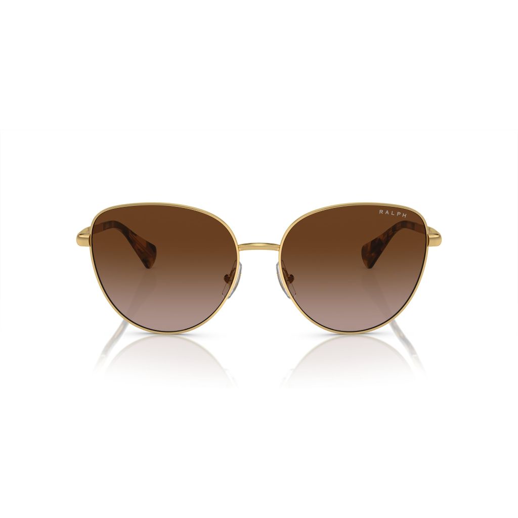 Ralph by Ralph Lauren RA4144 9004/13 Sunglasses - Shiny Gold/Gradient Brown, 58/16/145